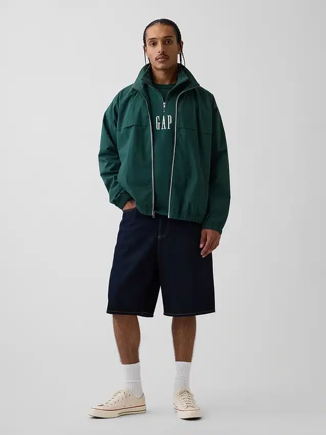 Oversizedová sportovní bunda
