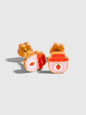 Pierced Co – náušnice ve tvaru jahodového džemu se šroubovacím uzávěrem