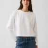 Pletené oversized zkrácené tričko