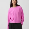 Pletené oversized zkrácené tričko