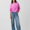 Pletené oversized zkrácené tričko