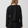 Pletené oversized zkrácené tričko