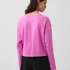 Pletené oversized zkrácené tričko