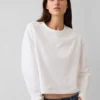 Pletené oversized zkrácené tričko