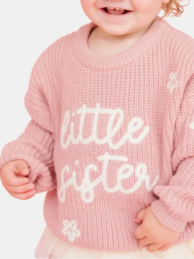 Pletený svetr „Sweet Wink Little Sister“