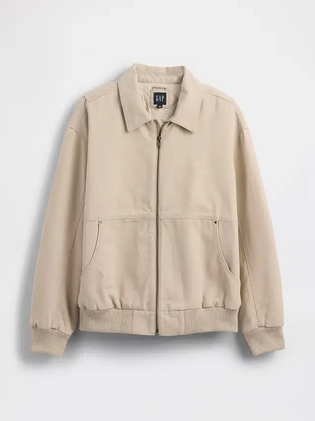 Plátěná bomber bunda