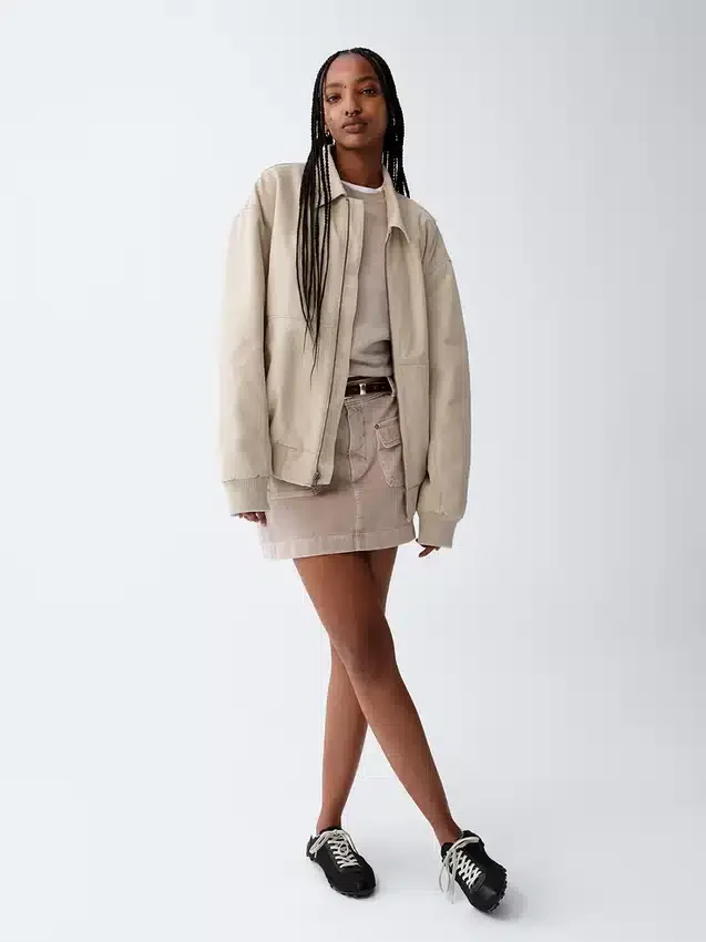 Plátěná bomber bunda
