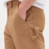 Plátěné volné kalhoty ve stylu 90. let