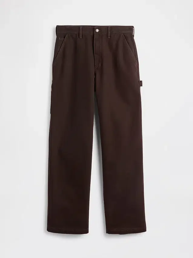 Plátěné volné kalhoty ve stylu 90. let