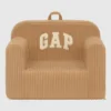 Pěnová židlička babyGap s žebrovaným velurem a logem