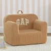Pěnová židlička babyGap s žebrovaným velurem a logem
