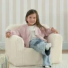 Pěnová židlička babyGap s žebrovaným velurem a logem