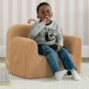 Pěnová židlička babyGap s žebrovaným velurem a logem