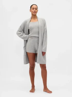 Pohodlný župan z materiálu CashSoft Boucle