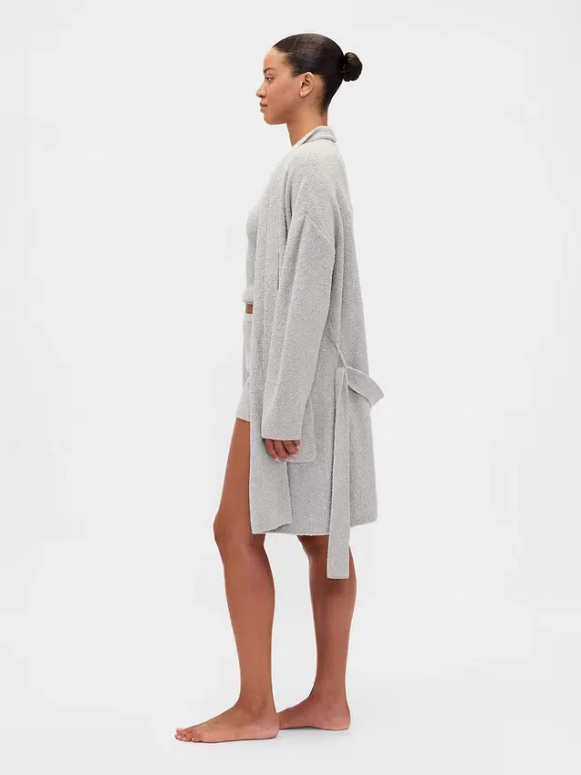 Pohodlný župan z materiálu CashSoft Boucle