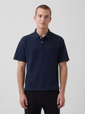 Polo tričko z piké s volným střihem