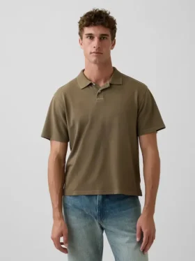Polo tričko z piké s volným střihem