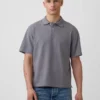 Polo tričko z piké s volným střihem