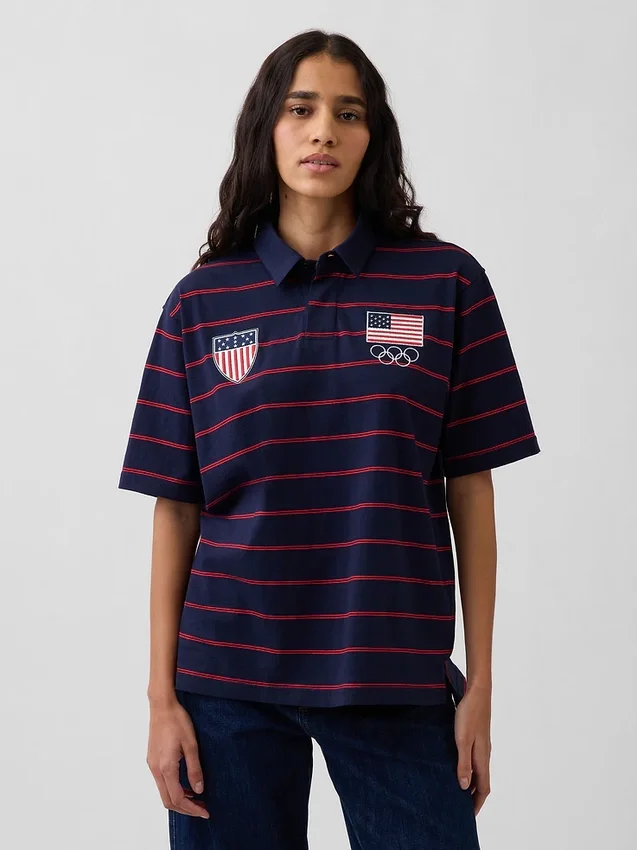 Polokošile pro dospělé s motivem Team USA
