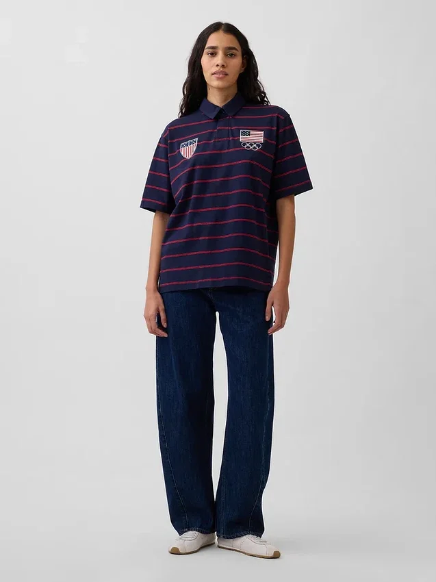 Polokošile pro dospělé s motivem Team USA