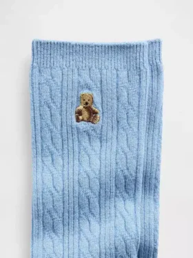 Ponožky s pleteným vzorem Brannan Bear