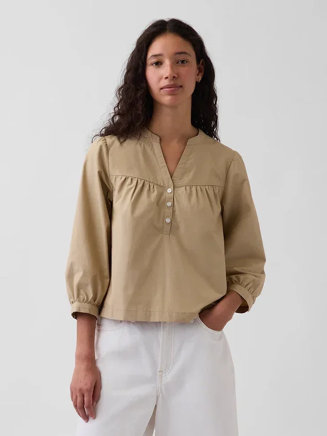 Poplinová popover top