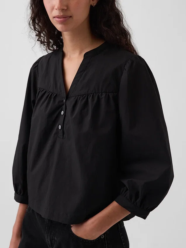 Poplinová popover top