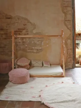 Pratelný koberec Lorena Canals Hippy Dots Vintage Nude