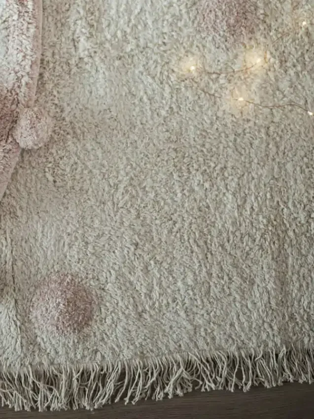 Pratelný koberec Lorena Canals Hippy Dots Vintage Nude
