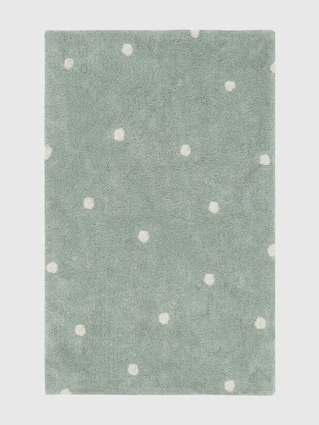 Pratelný koberec Lorena Canals Mini Dot Blue Sage