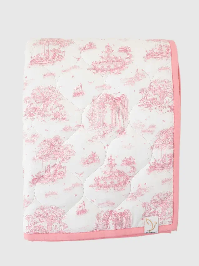 Prošívaná hrací podložka Gilded Bird Spring Toile
