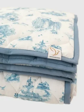 Prošívaná hrací podložka Gilded Bird Spring Toile