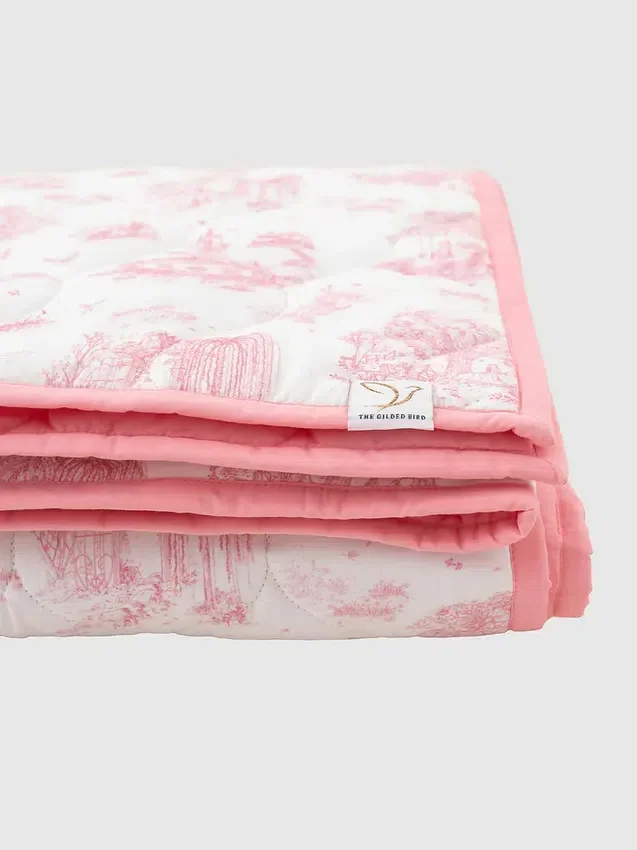 Prošívaná hrací podložka Gilded Bird Spring Toile