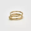 Prsten Admiral Row Gold Double Knot