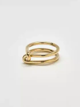 Prsten Admiral Row Gold Double Knot