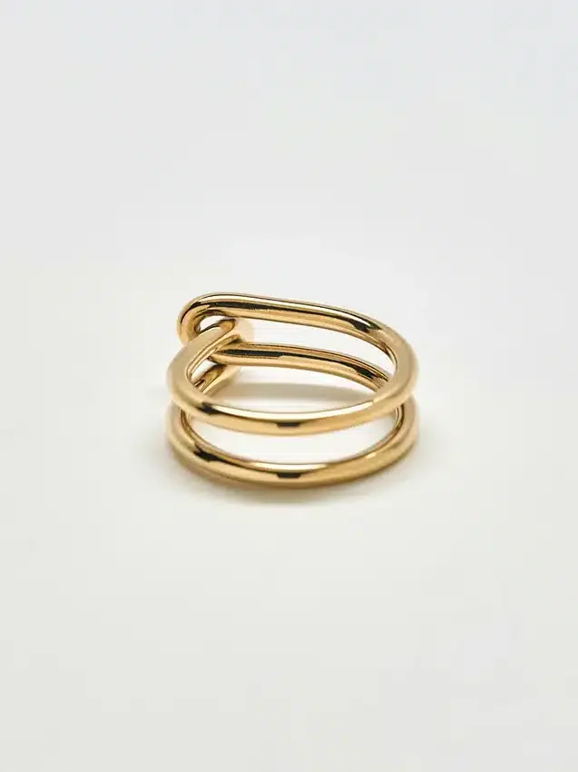 Prsten Admiral Row Gold Double Knot