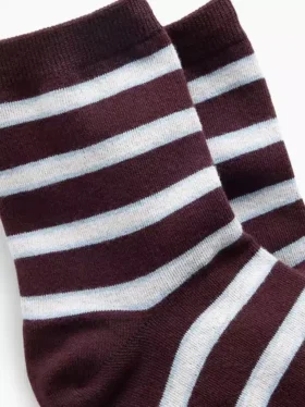 Pruhované ponožky s polodlouhým lemem