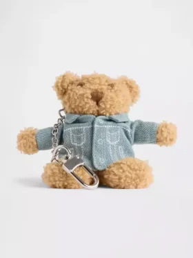 Přívěsek na tašku s motivem džínové bundy Brannan Bear