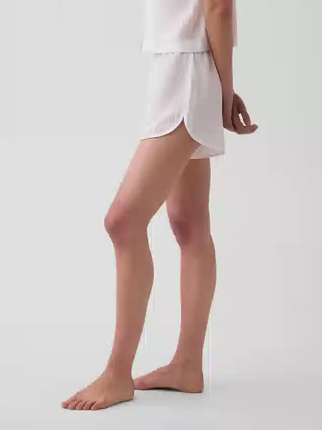 Pyžamové šortky z vrásčité gázy