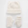 Sada čepice a rukavic CashSoft Bear pro miminka a Batolata