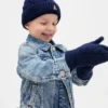 Sada čepice a rukavic s copánkovým vzorem CashSoft pro miminka a batolata
