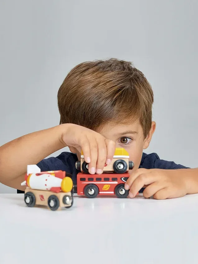 Sada hraček pro batolata Adventure Trains