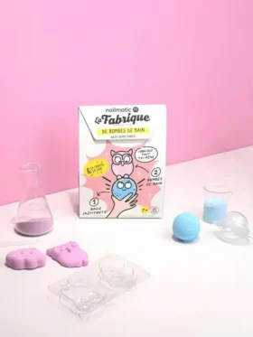 Sada na výrobu koupelových bomb Nailmatic s šumivou koupelovou koulí