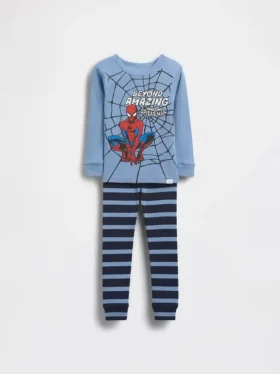 Sada pyžama pro miminka a batolata Spider-Man z organické česané bavlny