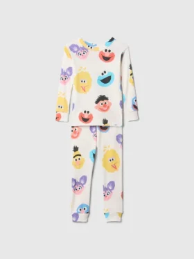 Sada pyžama z organické česané bavlny Sesame Street pro Miminka a Batolata