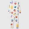 Sada pyžama z organické česané bavlny Sesame Street pro Miminka a Batolata