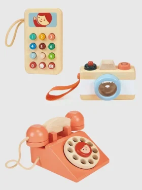 Sada technických hraček – telefony a fotoaparát pro batolata