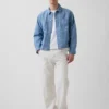 Sako z chambray v boxy střihu