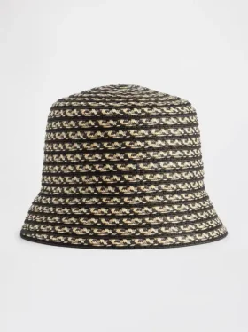 Slaměná čepice typu „bucket“