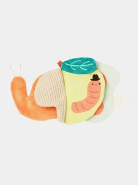 Smyslová měkká knížka „Silly Snail“